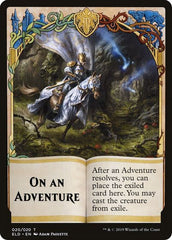 On An Adventure Double-Sided Emblem [Challenger Decks 2020 Tokens] MTG Single Magic: The Gathering | Red Claw Gaming