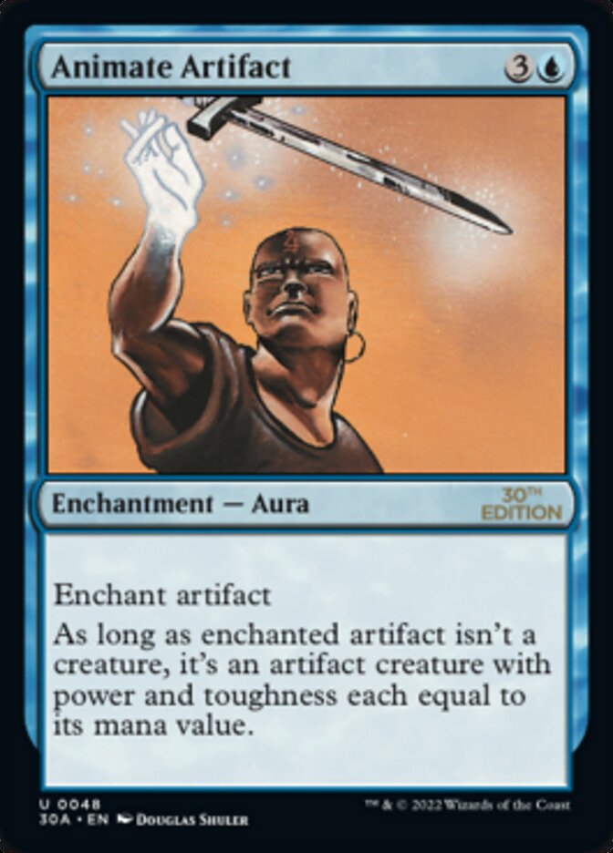 Animate Artifact [30th Anniversary Edition] MTG Single Magic: The Gathering | Red Claw Gaming