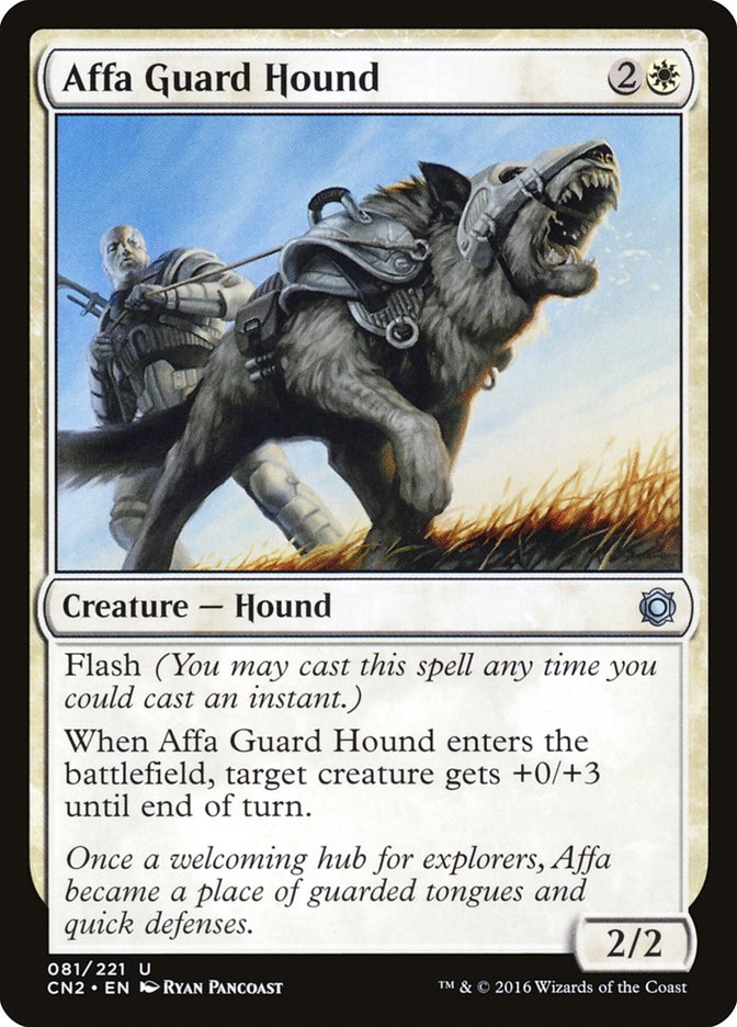 Affa Guard Hound [Conspiracy: Take the Crown] MTG Single Magic: The Gathering | Red Claw Gaming