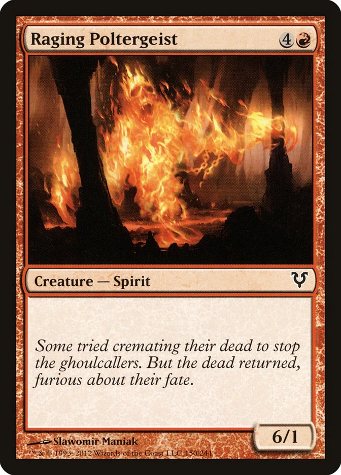 Raging Poltergeist [Avacyn Restored] MTG Single Magic: The Gathering | Red Claw Gaming