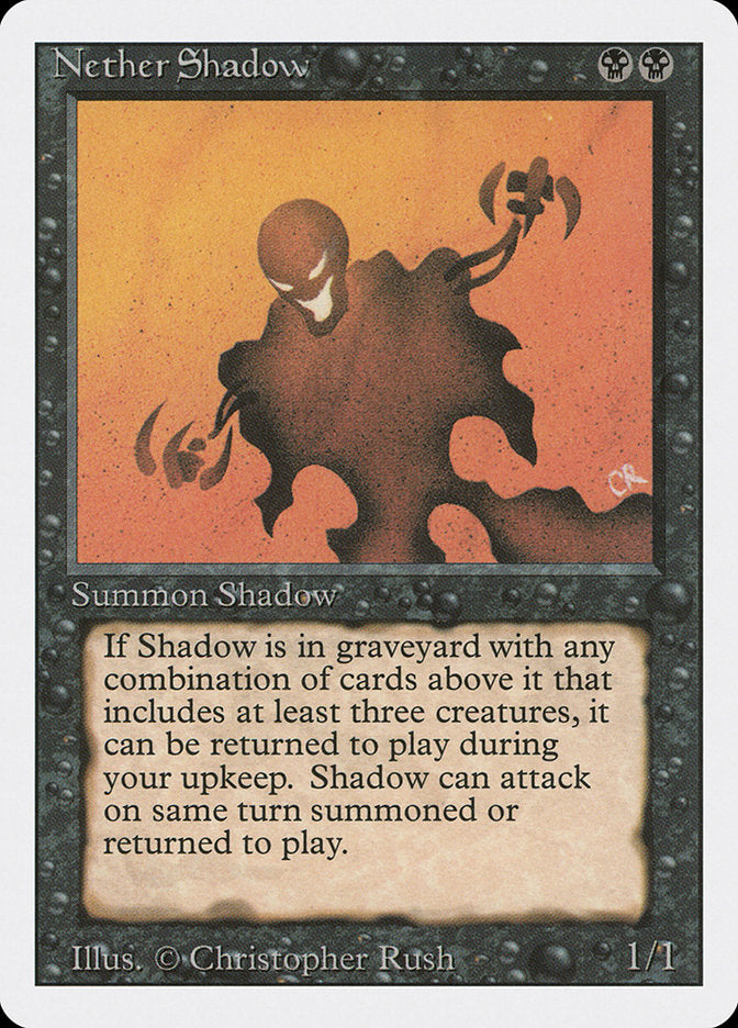 Nether Shadow [Revised Edition] MTG Single Magic: The Gathering | Red Claw Gaming