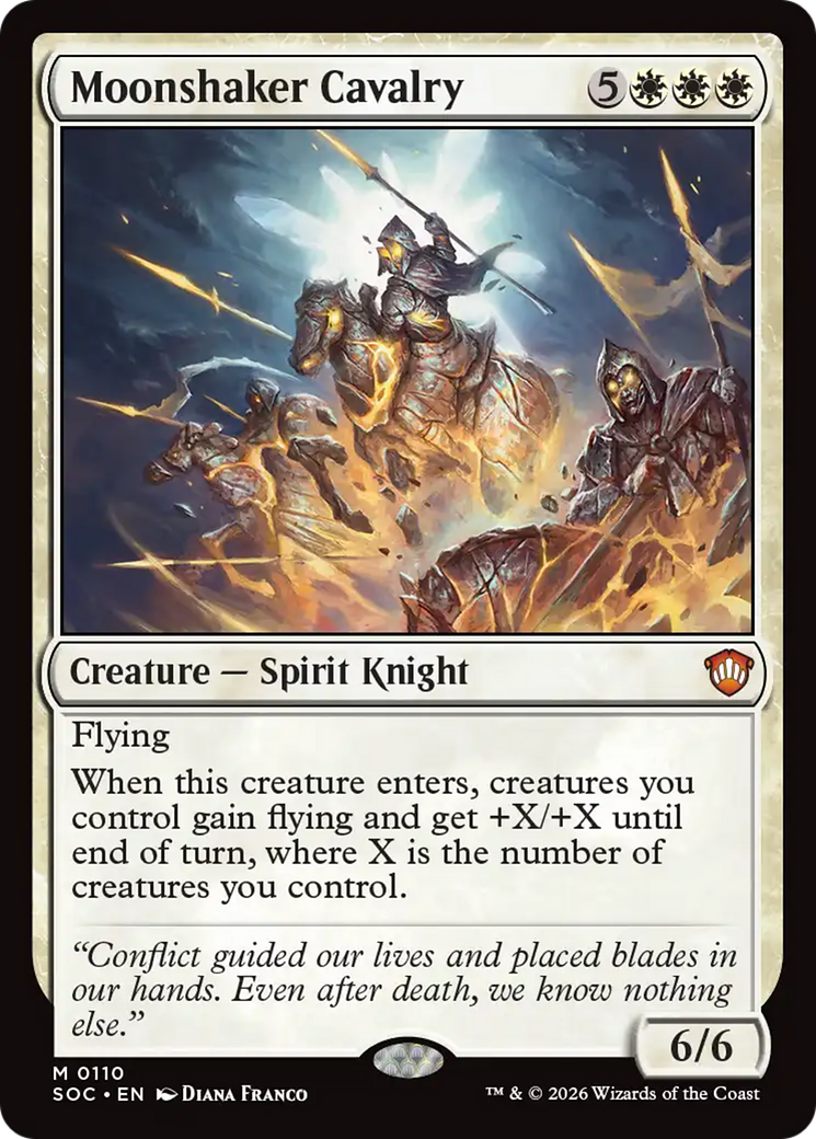 Moonshaker Cavalry [Secrets of Strixhaven Commander] MTG Single Magic: The Gathering | Red Claw Gaming