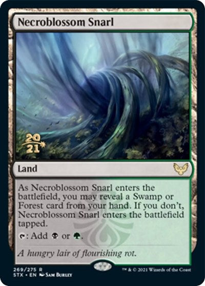 Necroblossom Snarl [Strixhaven: School of Mages Prerelease Promos] MTG Single Magic: The Gathering | Red Claw Gaming