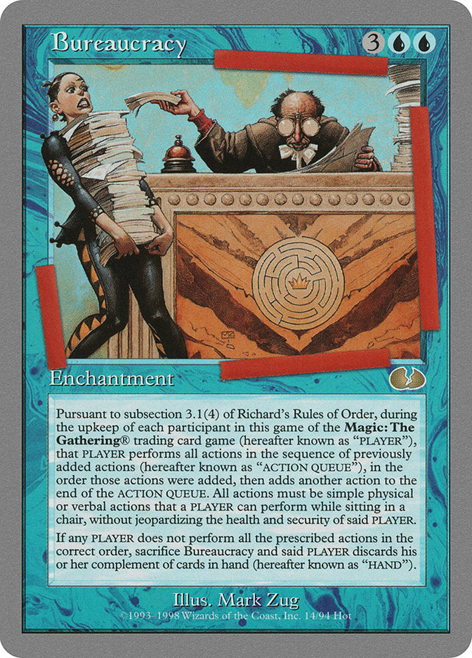 Bureaucracy [Unglued] MTG Single Magic: The Gathering | Red Claw Gaming