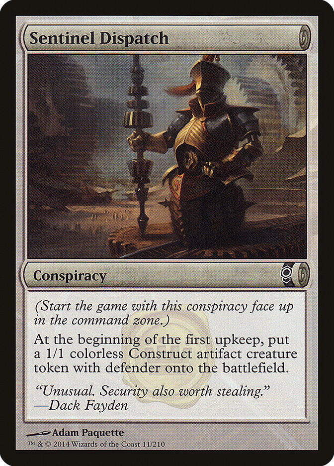 Sentinel Dispatch [Conspiracy] MTG Single Magic: The Gathering | Red Claw Gaming