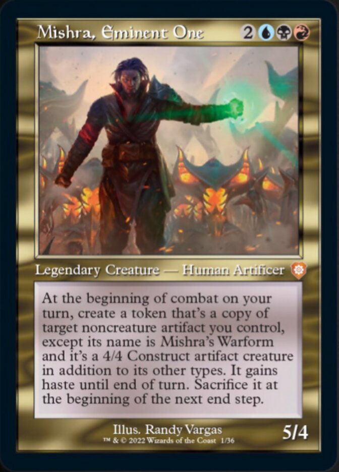 Mishra, Eminent One (001) (Retro) [The Brothers' War Commander] MTG Single Magic: The Gathering | Red Claw Gaming