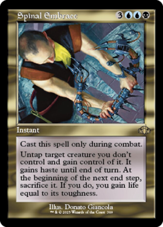 Spinal Embrace (Retro) [Dominaria Remastered] MTG Single Magic: The Gathering | Red Claw Gaming