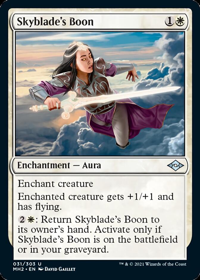 Skyblade's Boon [Modern Horizons 2] MTG Single Magic: The Gathering    | Red Claw Gaming