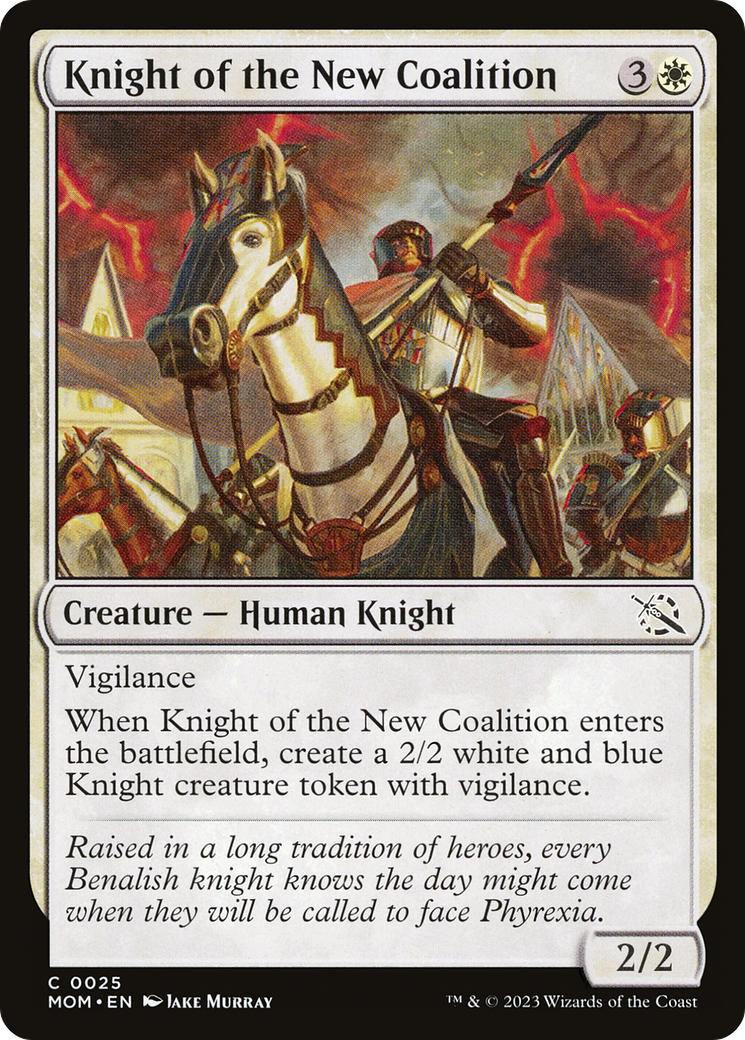 Knight of the New Coalition [March of the Machine] MTG Single Magic: The Gathering    | Red Claw Gaming
