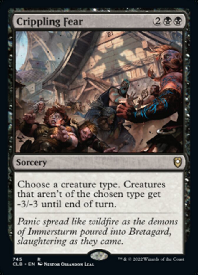 Crippling Fear [Commander Legends: Battle for Baldur's Gate] MTG Single Magic: The Gathering | Red Claw Gaming