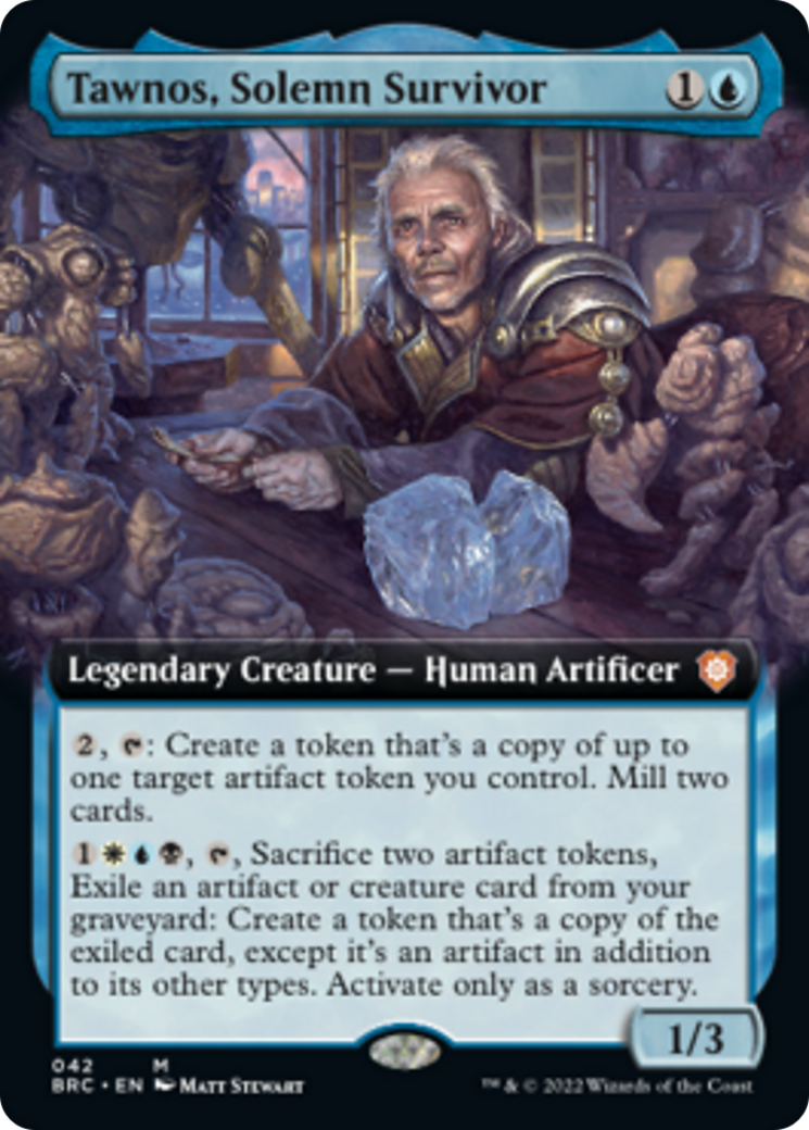 Tawnos, Solemn Survivor (Extended Art) [The Brothers' War Commander] MTG Single Magic: The Gathering | Red Claw Gaming