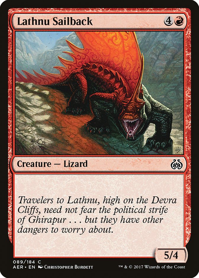 Lathnu Sailback [Aether Revolt] MTG Single Magic: The Gathering | Red Claw Gaming
