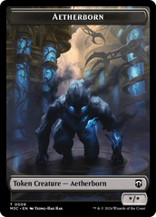 Aetherborn (Ripple Foil) // Thopter Double-Sided Token [Modern Horizons 3 Commander Tokens] MTG Single Magic: The Gathering | Red Claw Gaming