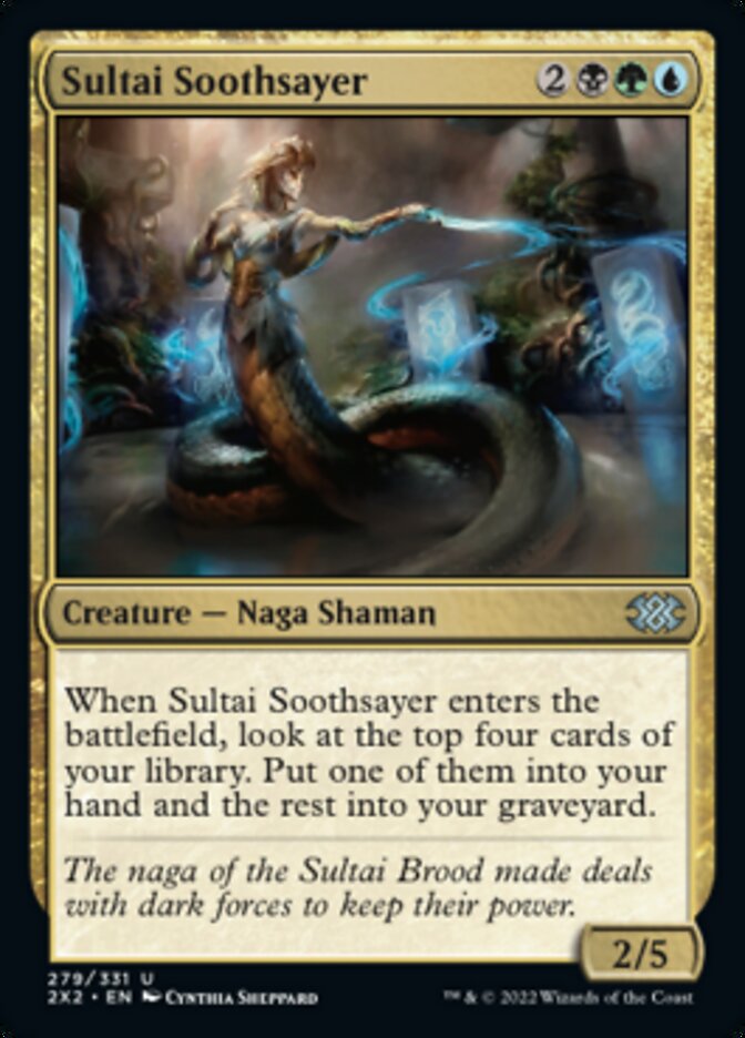 Sultai Soothsayer [Double Masters 2022] MTG Single Magic: The Gathering    | Red Claw Gaming