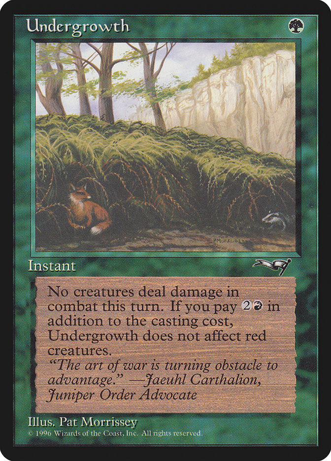 Undergrowth (Fox Art) [Alliances] MTG Single Magic: The Gathering | Red Claw Gaming