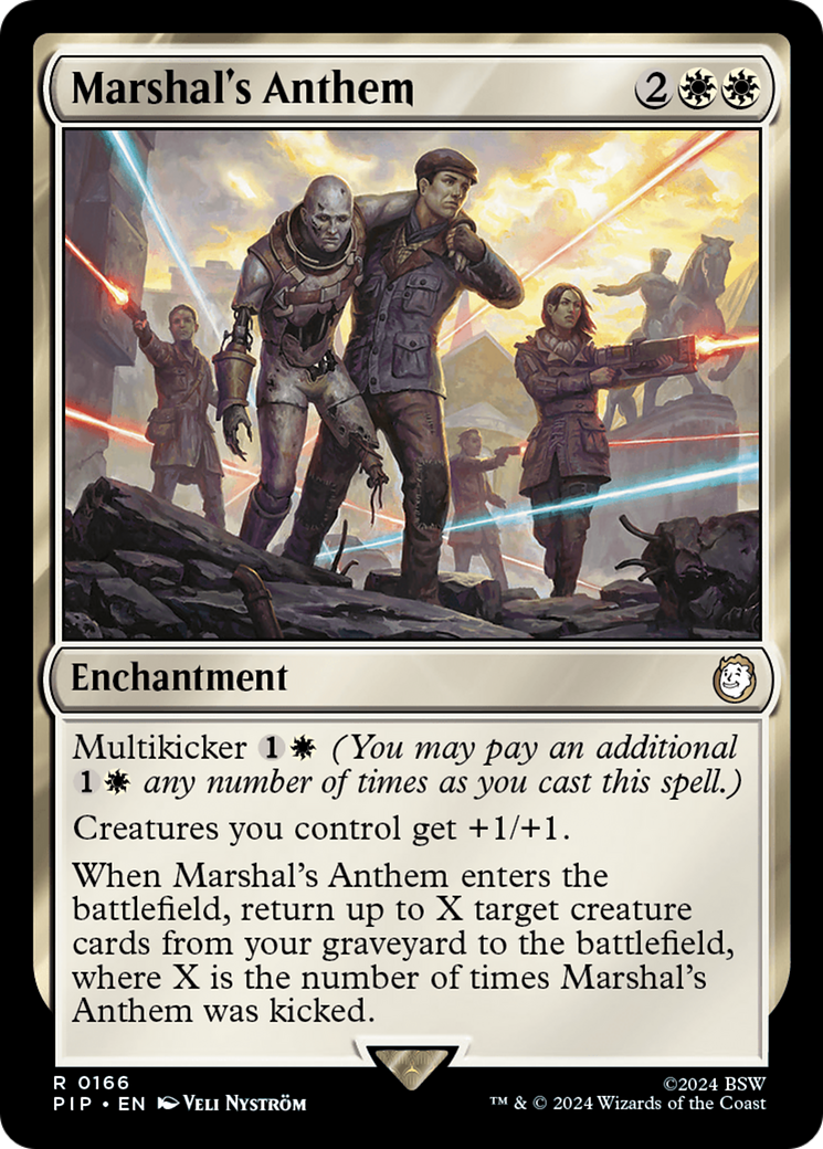 Marshal's Anthem [Fallout] MTG Single Magic: The Gathering | Red Claw Gaming
