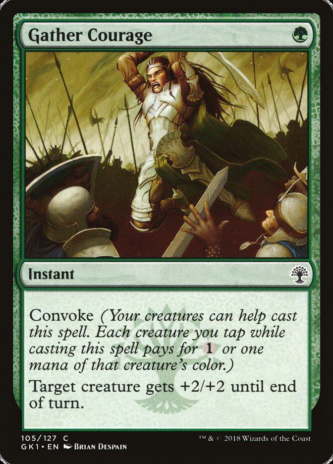 Gather Courage [Guilds of Ravnica Guild Kit] MTG Single Magic: The Gathering | Red Claw Gaming