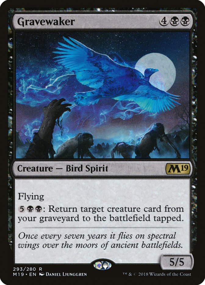 Gravewaker [Core Set 2019] MTG Single Magic: The Gathering | Red Claw Gaming