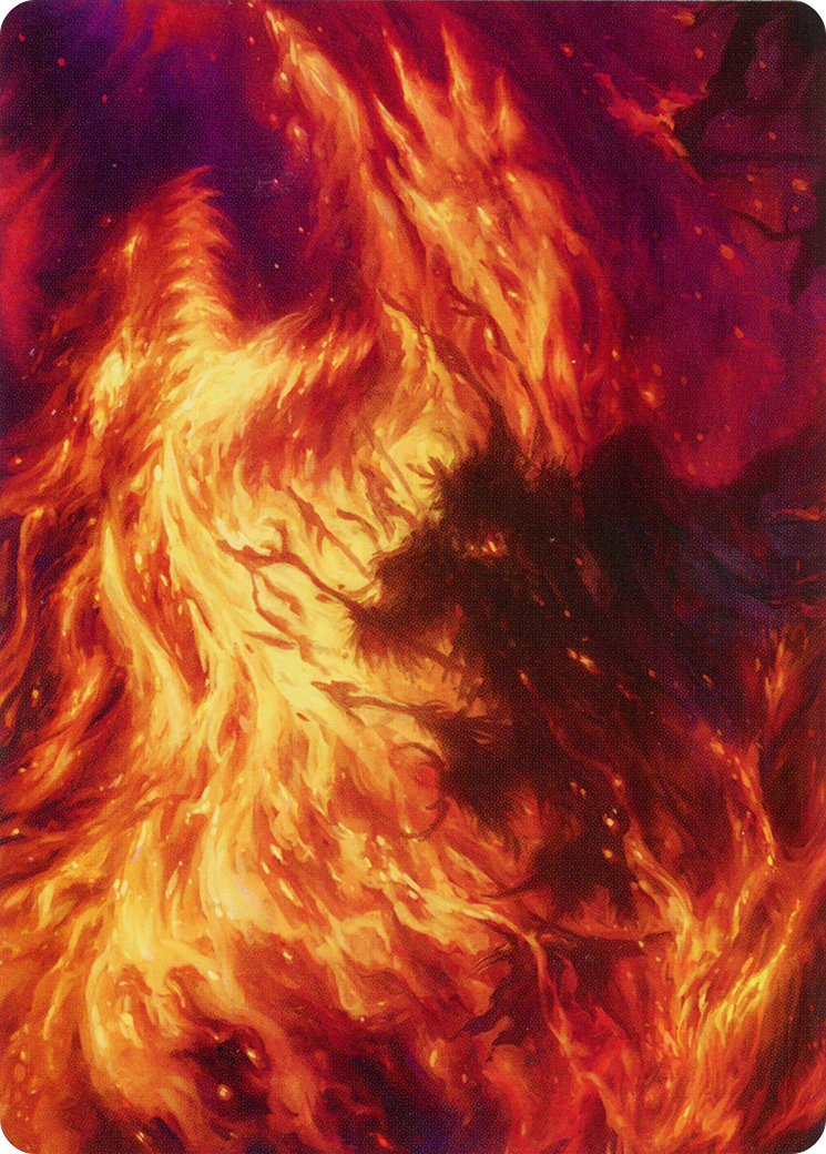 Stoke the Flames Art Card [March of the Machine Art Series] MTG Single Magic: The Gathering | Red Claw Gaming