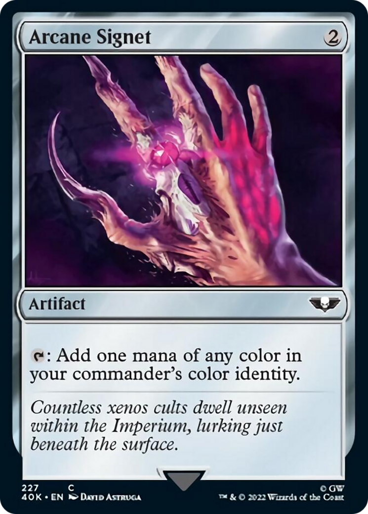 Arcane Signet (227) [Warhammer 40,000] MTG Single Magic: The Gathering | Red Claw Gaming