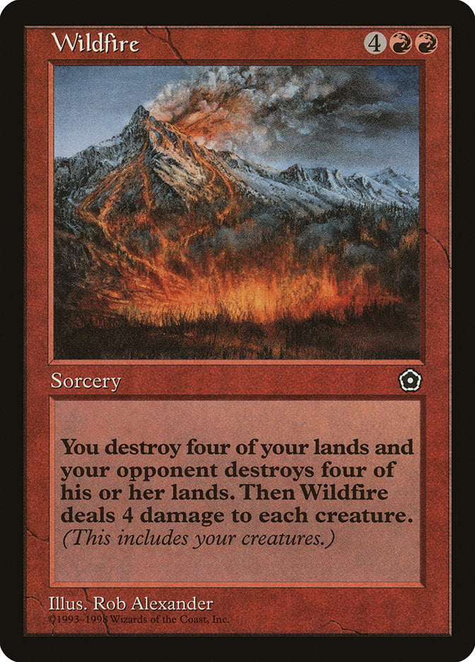 Wildfire [Portal Second Age] MTG Single Magic: The Gathering | Red Claw Gaming