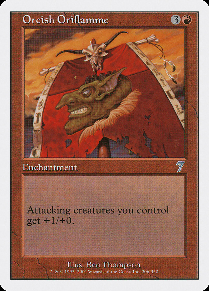 Orcish Oriflamme [Seventh Edition] MTG Single Magic: The Gathering | Red Claw Gaming