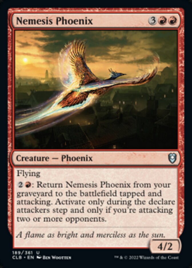 Nemesis Phoenix [Commander Legends: Battle for Baldur's Gate] MTG Single Magic: The Gathering | Red Claw Gaming