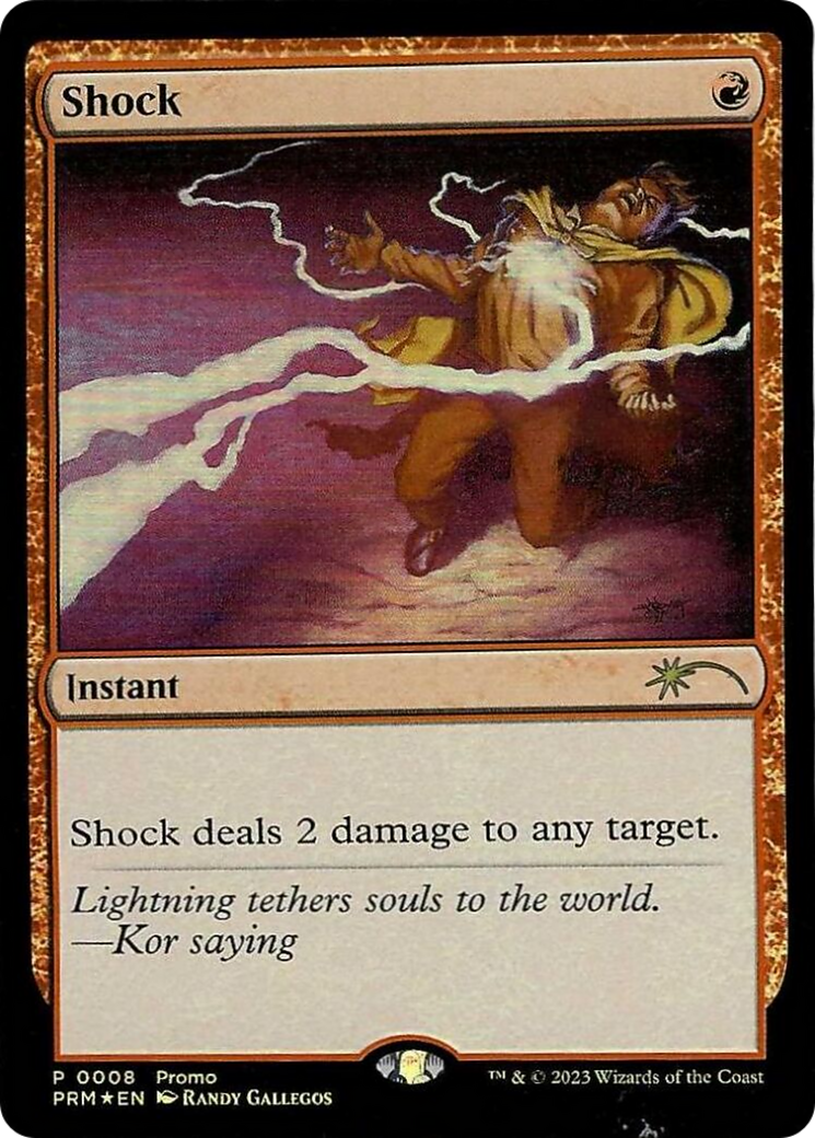Shock (Graphic Novel Insert) [Media Promos] MTG Single Magic: The Gathering | Red Claw Gaming