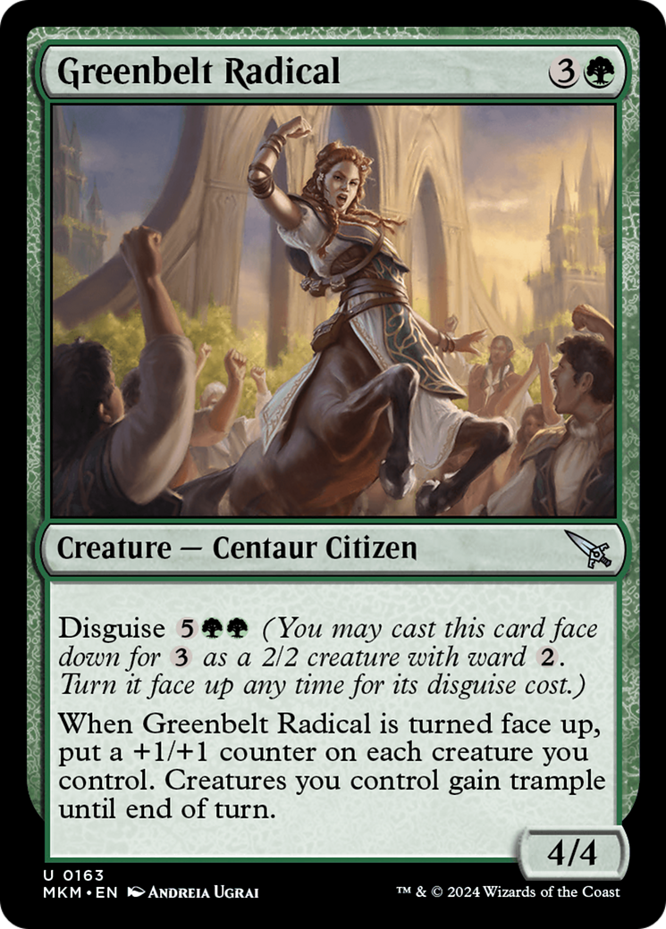 Greenbelt Radical [Murders at Karlov Manor] MTG Single Magic: The Gathering    | Red Claw Gaming
