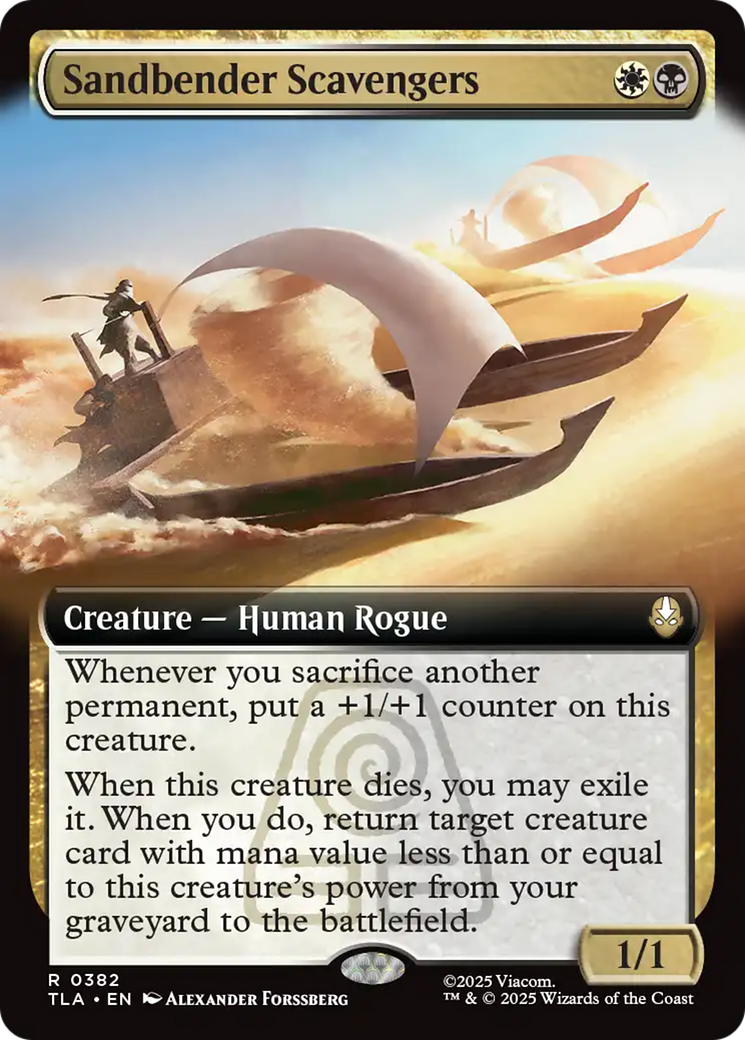 Sandbender Scavengers (Extended Art) [Avatar: The Last Airbender] MTG Single Magic: The Gathering | Red Claw Gaming