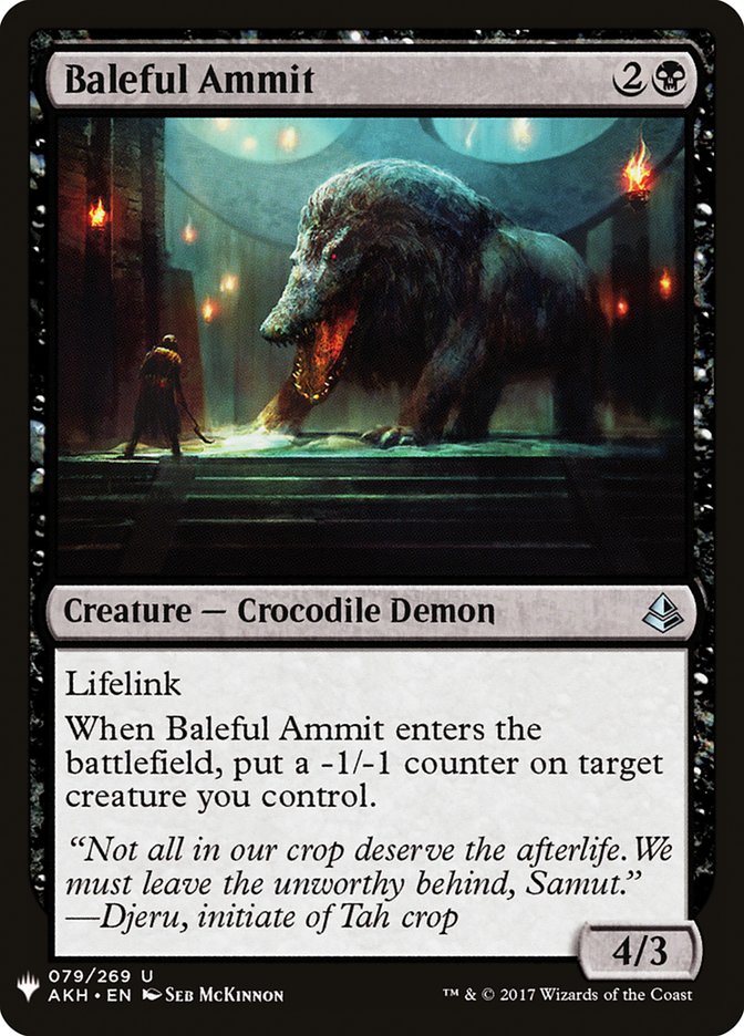 Baleful Ammit [Mystery Booster] MTG Single Magic: The Gathering | Red Claw Gaming