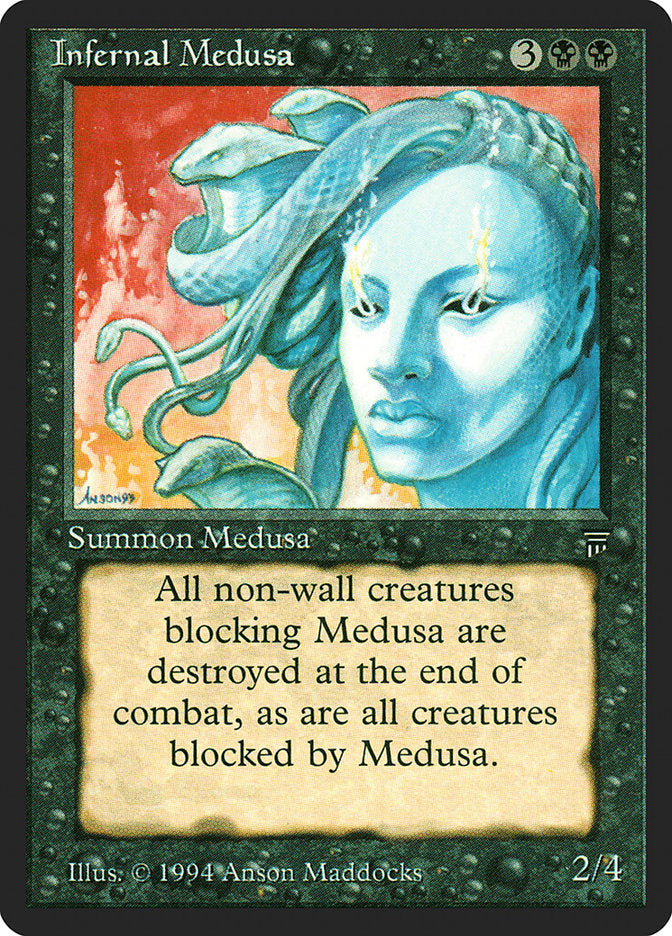 Infernal Medusa [Legends] MTG Single Magic: The Gathering | Red Claw Gaming