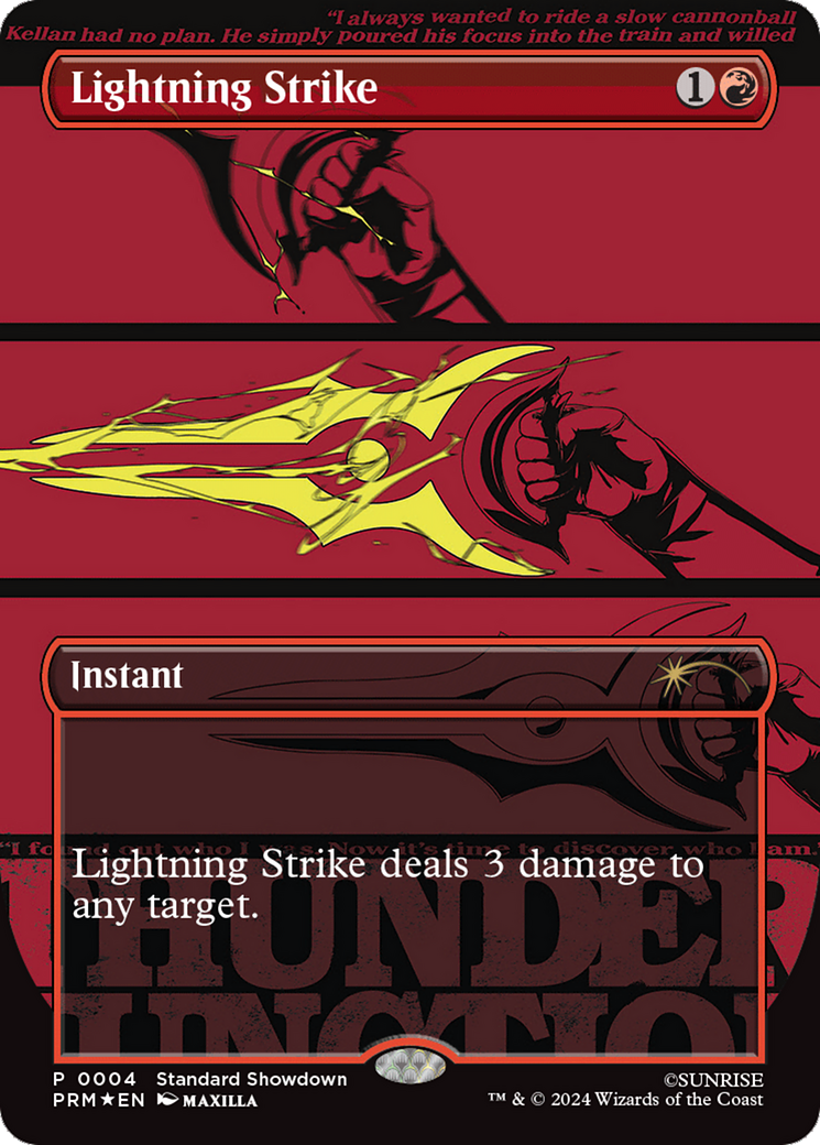 Lightning Strike [Standard Showdown Promos] MTG Single Magic: The Gathering | Red Claw Gaming