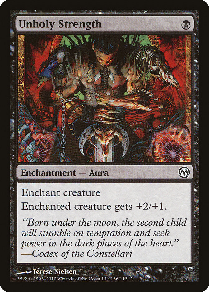 Unholy Strength [Duels of the Planeswalkers] MTG Single Magic: The Gathering | Red Claw Gaming