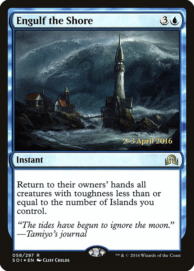 Engulf the Shore [Shadows over Innistrad Prerelease Promos] MTG Single Magic: The Gathering | Red Claw Gaming