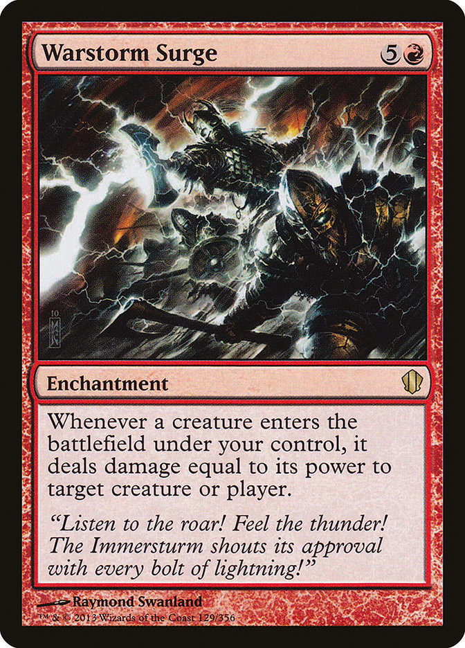 Warstorm Surge [Commander 2013] MTG Single Magic: The Gathering | Red Claw Gaming