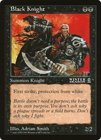 Black Knight (Oversized) [Oversize Cards] MTG Single Magic: The Gathering | Red Claw Gaming