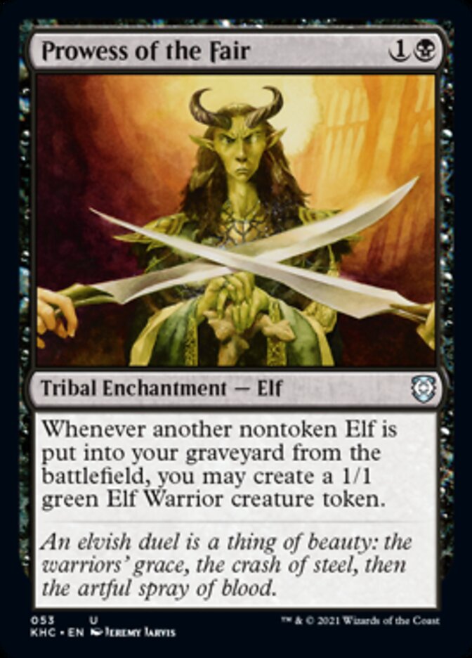 Prowess of the Fair [Kaldheim Commander] MTG Single Magic: The Gathering | Red Claw Gaming