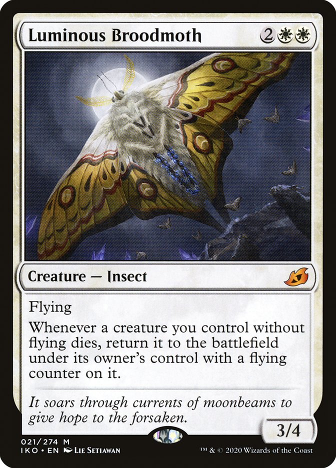 Luminous Broodmoth [Ikoria: Lair of Behemoths] MTG Single Magic: The Gathering | Red Claw Gaming
