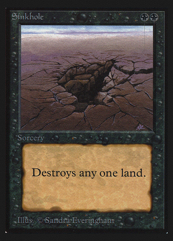 Sinkhole [International Collectors' Edition] MTG Single Magic: The Gathering | Red Claw Gaming