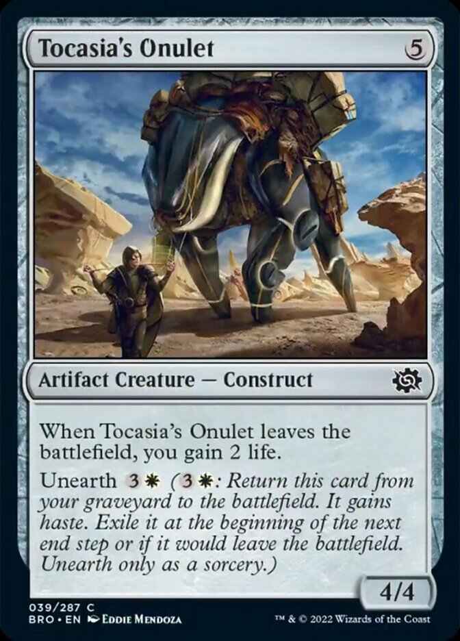 Tocasia's Onulet [The Brothers' War] MTG Single Magic: The Gathering | Red Claw Gaming