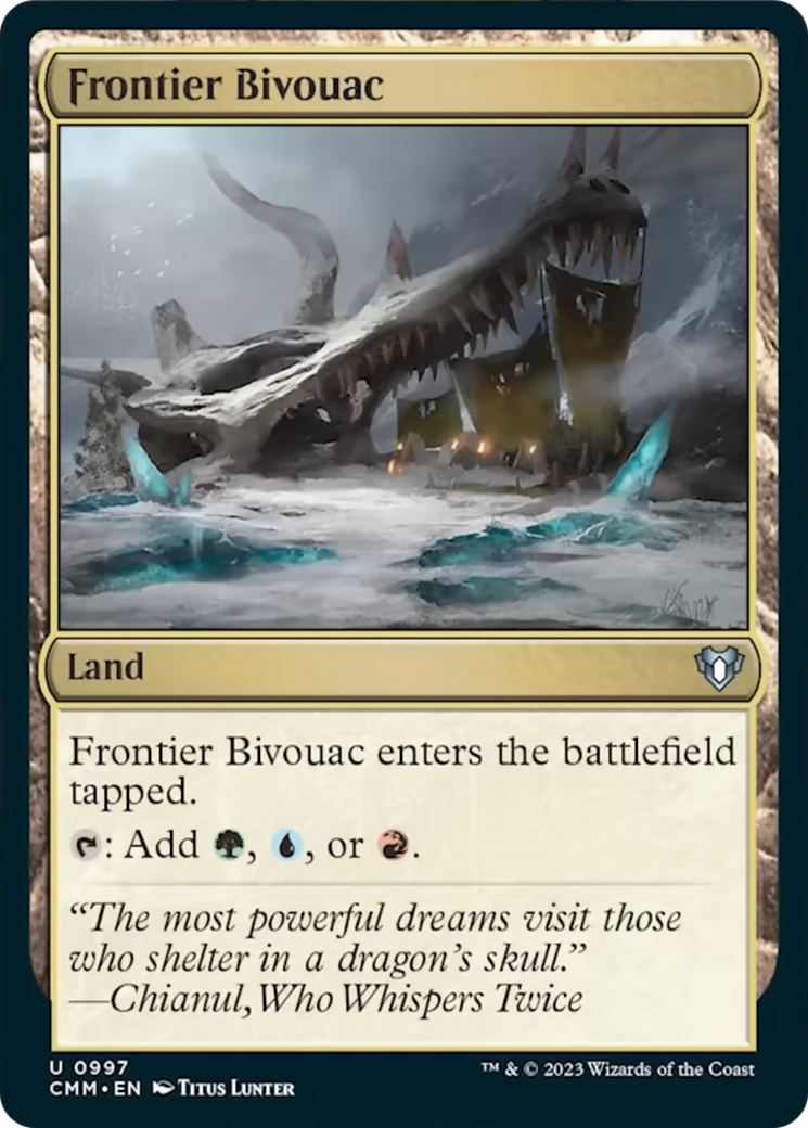 Frontier Bivouac [Commander Masters] MTG Single Magic: The Gathering | Red Claw Gaming