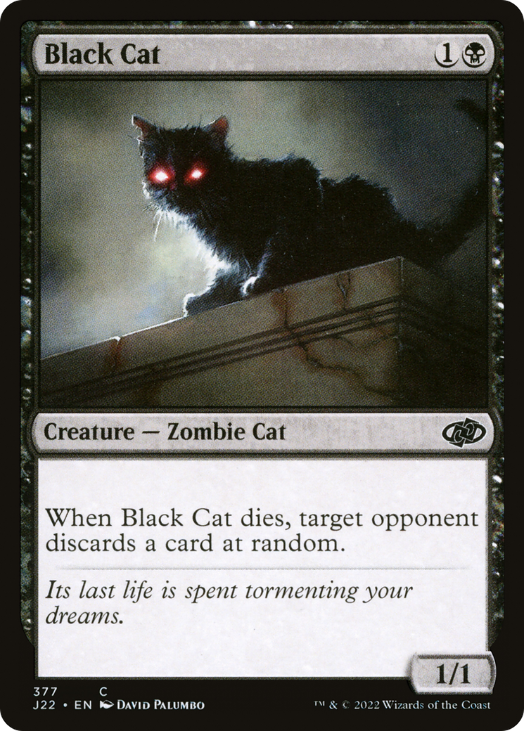Black Cat [Jumpstart 2022] MTG Single Magic: The Gathering | Red Claw Gaming