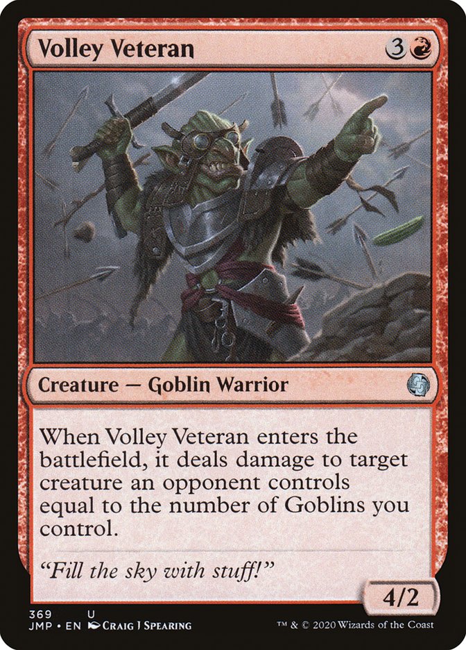 Volley Veteran [Jumpstart] MTG Single Magic: The Gathering | Red Claw Gaming