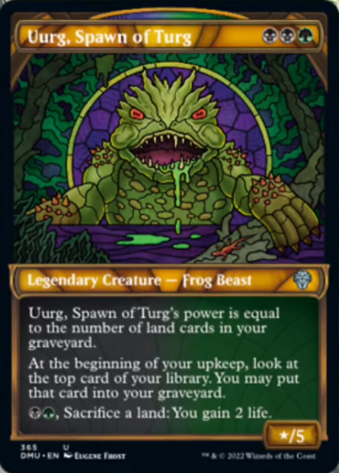 Uurg, Spawn of Turg (Showcase Textured) [Dominaria United] MTG Single Magic: The Gathering | Red Claw Gaming