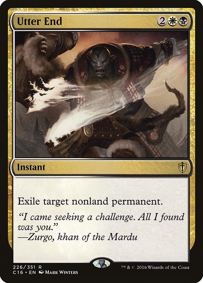 Utter End [Commander 2016] MTG Single Magic: The Gathering | Red Claw Gaming