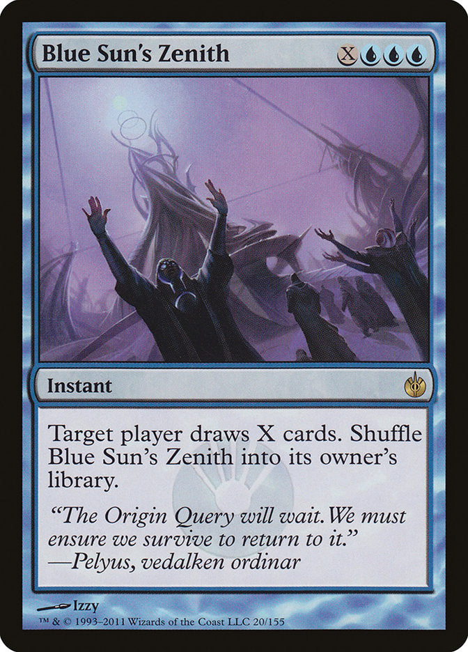 Blue Sun's Zenith [Mirrodin Besieged] MTG Single Magic: The Gathering | Red Claw Gaming