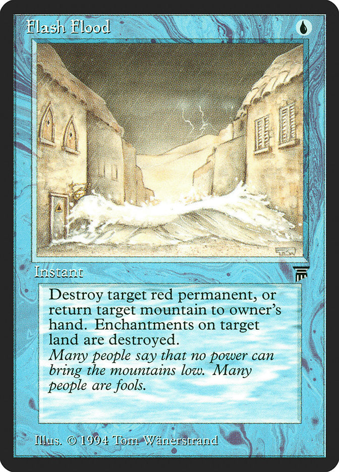Flash Flood [Legends] MTG Single Magic: The Gathering | Red Claw Gaming