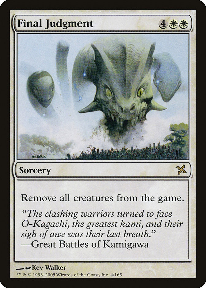 Final Judgment [Betrayers of Kamigawa] MTG Single Magic: The Gathering | Red Claw Gaming
