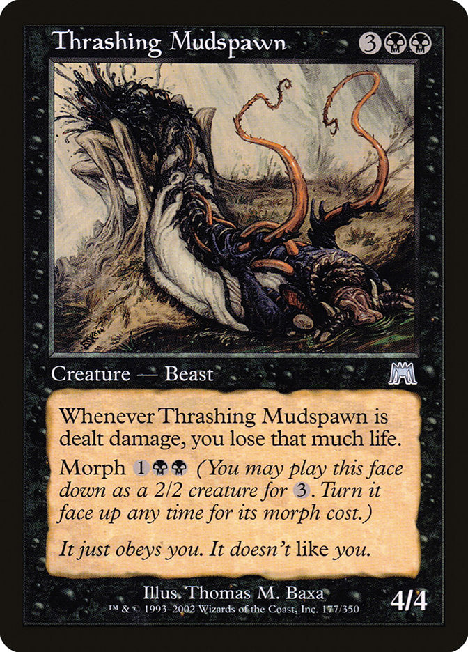 Thrashing Mudspawn [Onslaught] MTG Single Magic: The Gathering | Red Claw Gaming